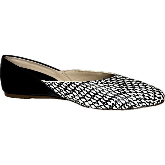 Botkier New York Britt Leather Snake Print Slip On‎ Women’s Flats Size 5.5 - Picture 1 of 8